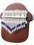 17 Anahtar Piyano Parmak Mbira Klavye Müzik Enstrümanı Odun Kahverengi Mantar (Yurt Dışından) 4