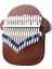 17 Anahtar Piyano Parmak Mbira Klavye Müzik Enstrümanı Odun Kahverengi Mantar (Yurt Dışından) 5