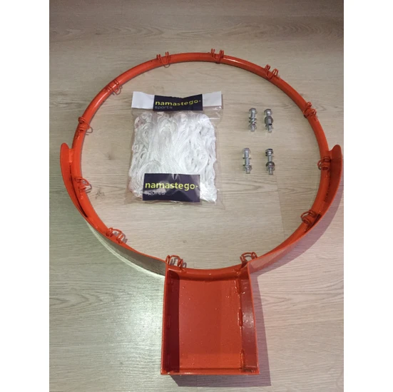 Namastego Basketbol Potası Çemberi,kaliteli Fileli,vidalı,resmi Çaplı 45CM,16MM Boru,duvara Veya Panya Monte Uygun