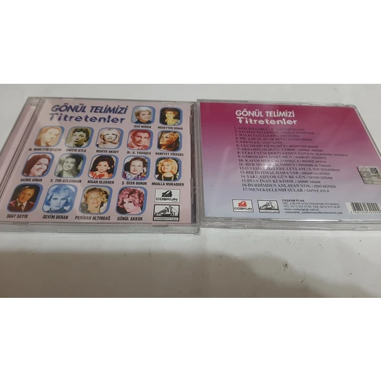 Titretenler Gönül Telimiz CD Jelatinli