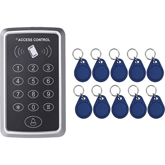 Lorex Lr-Dl5 Şifrematik Kartlı Geçil Kontrol Kapı Açma Cihaz ve 25 Keyfob Anahtarlık