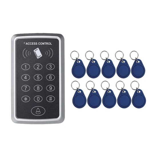 Lorex Lr-Dl5 Şifrematik Kartlı Geçil Kontrol Kapı Açma Cihazı ve 100 Keyfob Anahtarlık