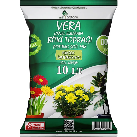 Mf Botanik Vera Genel Kullanım Ithal Bitki Toprağı 10 Litre