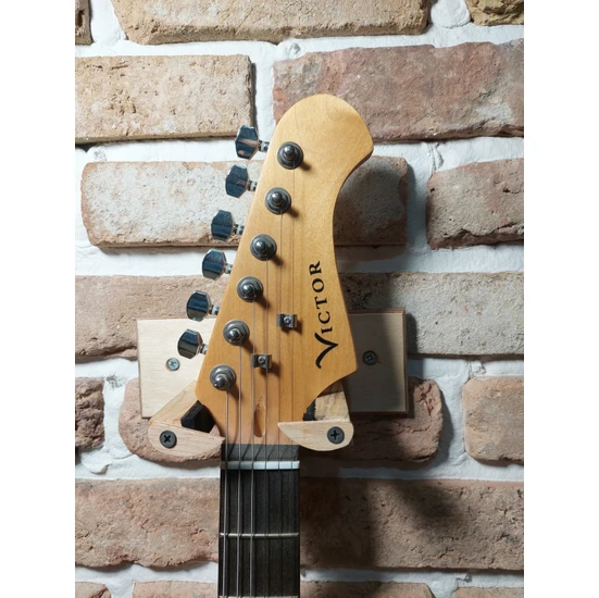 Donizetti Elektro Gitar Standı Duvar Askı Aparatı Stantı Natural Renk Rodrigo