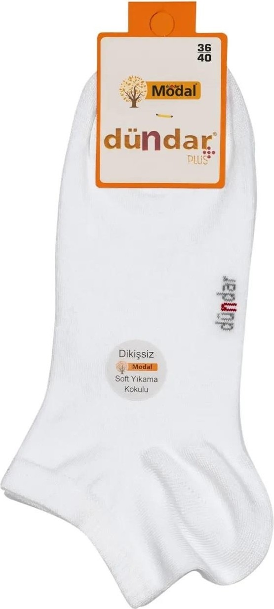 Dündar Kadın Modal Plus Patik Çorap Pastel Renk 4506 - 12 Adet görsel 2