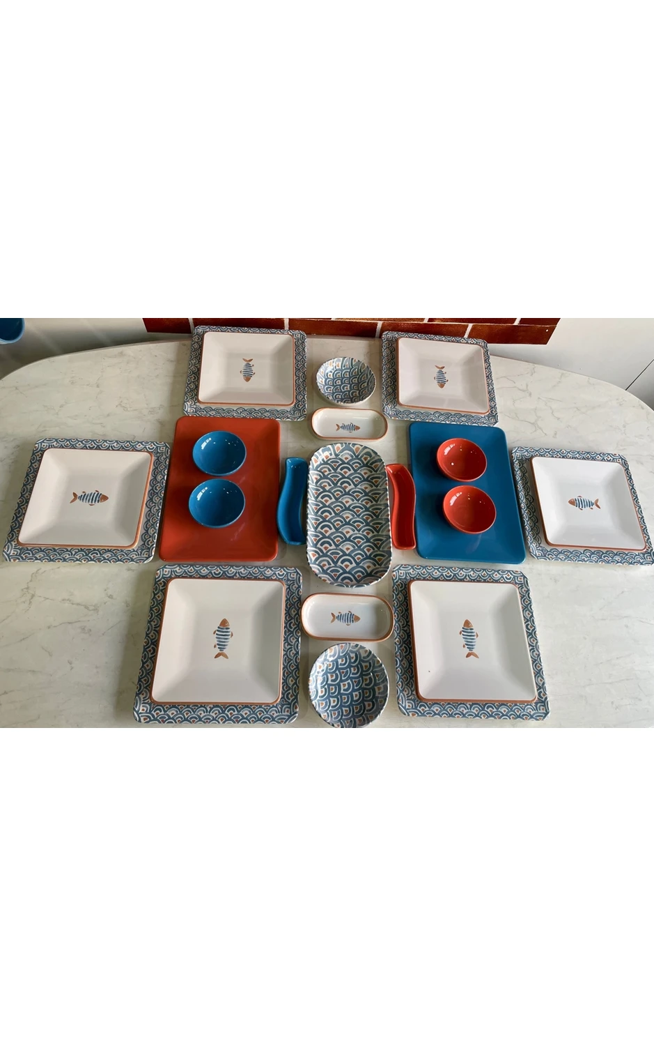 Resim Keramika 25 Parça Koi Kahvaltı Takımı 