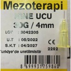 Genject Mezoterapi İğne Ucu 30G 4mm 250 Adet 1 Kutu Hafif ve Dayanıklı Özellikler Sunar