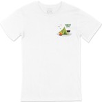 Cix Forest Camping Cep Logo Tasarımlı Beyaz Tişört