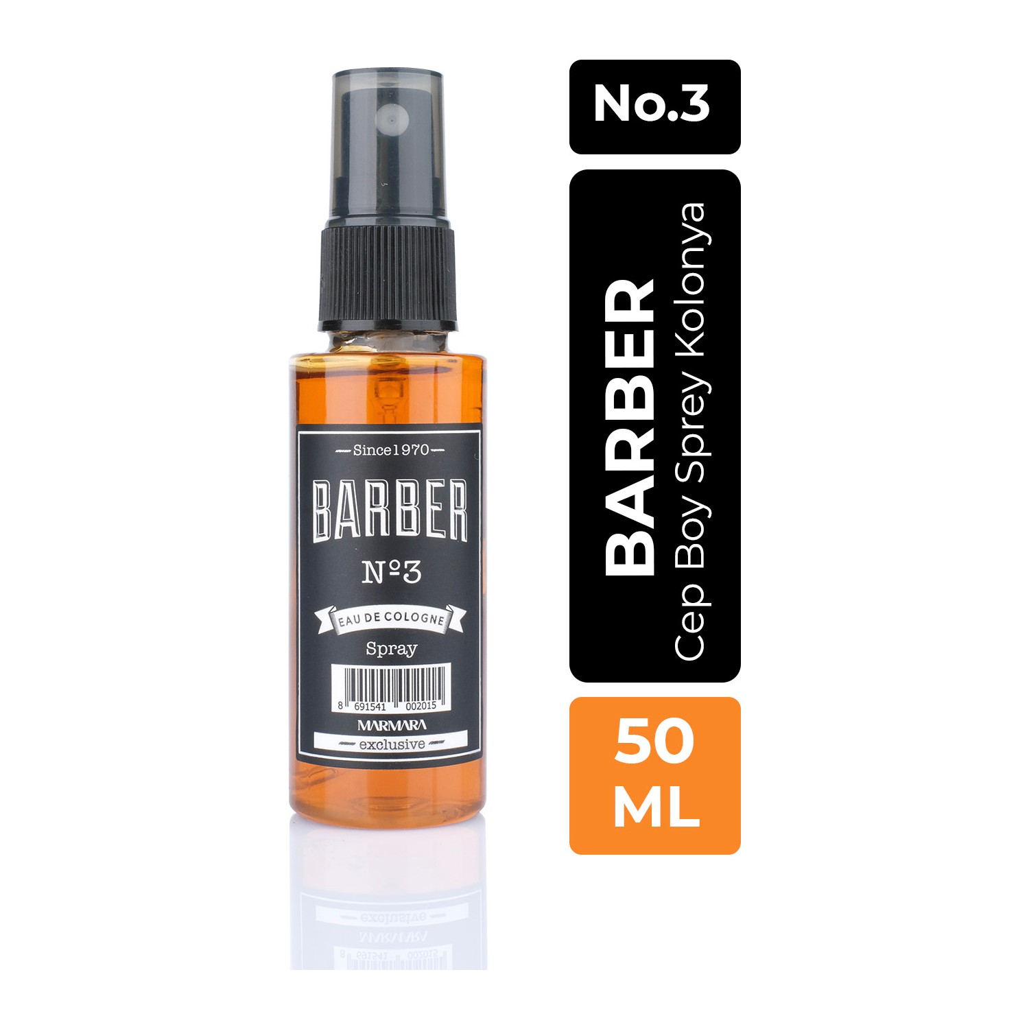 Barber Barber Kolonya 50 Ml No.3 Klasik Seri Pet Sprey Fiyatı