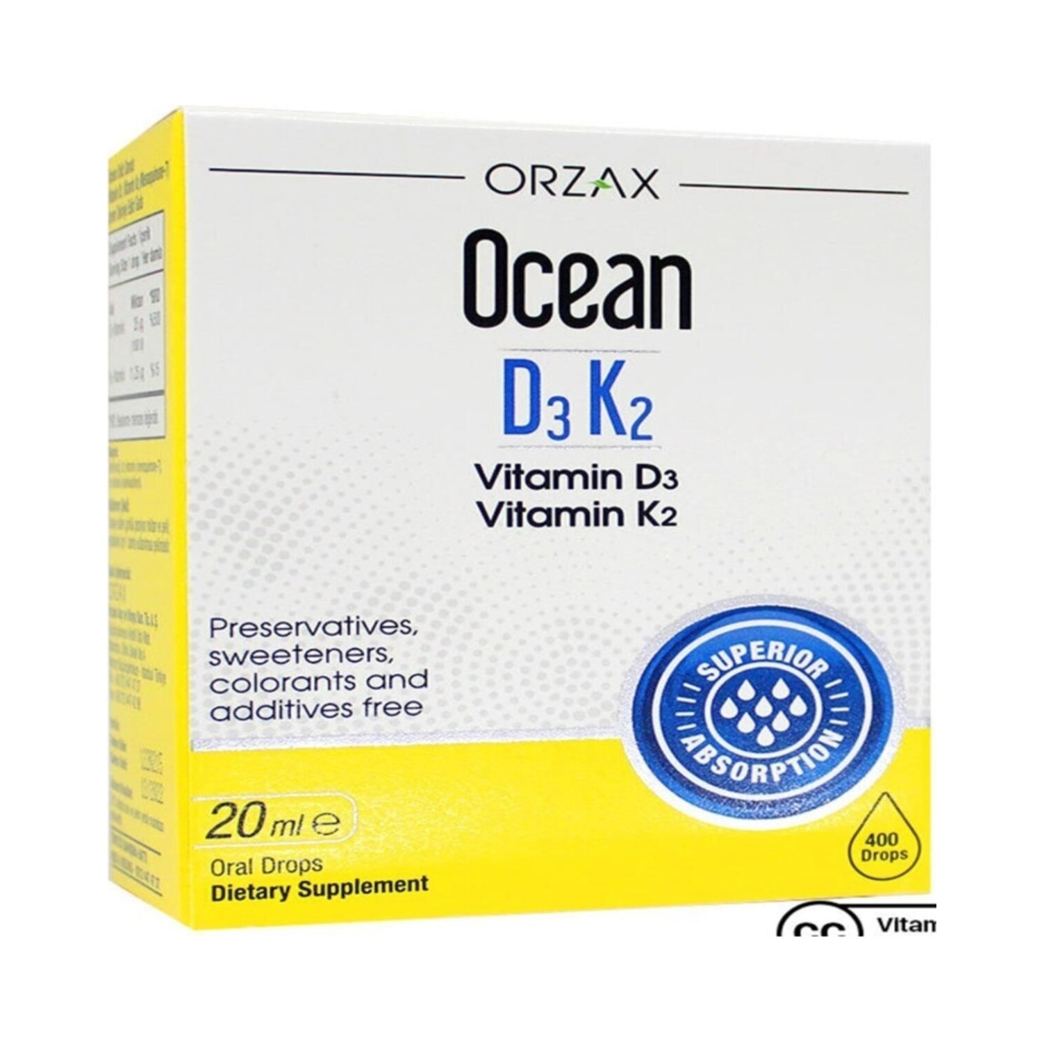 Orzax Ocean Methyl B12 1000 Mcg 10 ml + Ocean D3 K2 Vıtamın Fiyatı