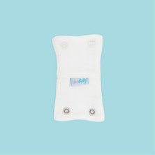 Novibaby 3'lü Bebek Atlet Body Zıbın + 3'lü Body Uzatma Aparatı Çıtçıtlı Ekru 100% Pamuk 6-9 Ay