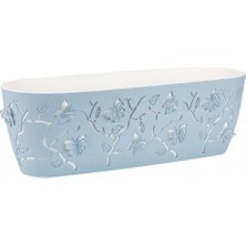 3D Kelebekli Dekoratif Balkon Bahçe Saksısı 7,30 Lt