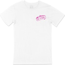 Cix Time To Travel Cep Logo Tasarımlı Beyaz Tişört