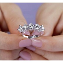 ATS Alyans Swarovski Beştaş  Yüzük/ Sevgililer Günü Hediyesi