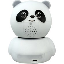 Mesro Panda 360° 1080P Ip Güvenlik Kamerası Gece Görüşlü LED Işıklı Alarmlı Ip Wifi Kamerası Güvenlik Sistemleri