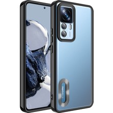 M.TK Moveteck Xiaom Mi 12T 6.67INÇ Kılıf Kamera Lens Korumalı Parlak Renkli Logosu Açık Derin Mor