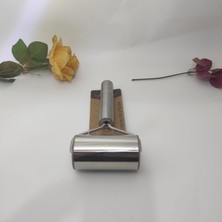 Ramdet Paslanmaz Çelik Rulo Hamur Açma Aparatı Oklava Pratik Hamur Açma Aparatı Metal Kurabiye Hamur Merdane