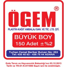 Ögem Plastik Büyük Boy 150 Adet Hışır Poşet