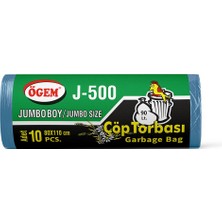 Ögem Toptan Çöp Torbası Jumbo Boy  80X110 cm - J500 (1 Koli, 20 Adet)