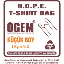 Ögem Plastik Küçük Boy 1 kg Atlet Poşet