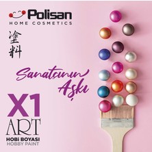 Polisan X1 Art Multisurface Hobi Boyası Pudra Pembesi 120 ml