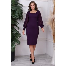 Rokka Moda Yuvarlak Yaka Balık Elbise