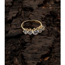 Çelikoğlu Kuyumculuk 8 Ayar Ayar Altın Beştaş Yüzük 2,19 gr