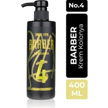 Barber Barber Krem Kolonya 400 ml No.4 Klasik Seri Pompalı Pet Şişe