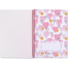 Keskin Color Princess  A4 Spiralli 100 Yaprak Çizgili Defter