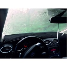 Lee Willson 2005-2011 Modellerine Uygun Ford Focus 2 Kapaklı Torpido Koruma Halısı Siyah Kenar Renk Siyah
