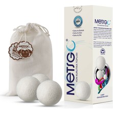 MetsGo Yün Kurutma Topları - Doğal Yumuşatıcı, Kurutma Makinesi Için