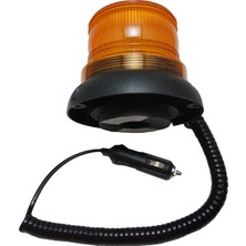 Mesan Ø90 Smd LED Reflektörlü Mıknatıslı Çakmak Fiş Lamba Ms 733 Turuncu 11-110VDC