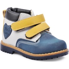 Şiringenç CAT15 Lacivert-Nubuk-Sarı Bebek Bot