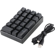Bestnify K23 Mini 21-Key Dıy Dıy Bilgisayar Pc Sayısal Tuş Takımı Kırmızı Anahtarlar
