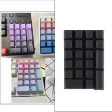 Bestnify Mekanik Klavye Sayısal Key Kapaklar Pbt Keyi Kaynakları Kiraz Siyah Yan Yazı Tipi Için Toz Geçirmez Su Geçirmez Ev 21KEY