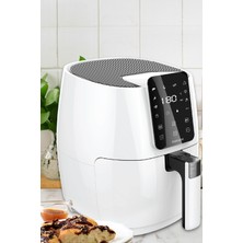 Goldmaster Cenova Dijital Dokunmatik 10 Ön Ayarlı Airfryer Yağsız Kızartma Sıcak Hava Fritöz