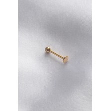 Ezo Concept 316L Cerrahi Çelik 10 mm Gold Renk Dudak Piercing