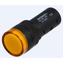 JAMESON AD136-22DS-S 22 MM 220V SARI LED SİNYAL LAMBASI ( 20 Adet )
