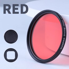 52MM Lens Filtre / Lens Kapakları Kamera Lens / 9 Fotoğraf Kırmızı