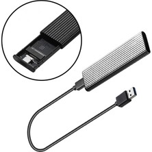 M.2 - USB 3.0 Harici Alüminyum Muhafaza Kılıfı +