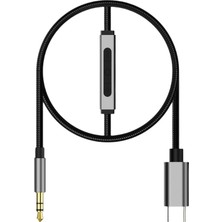 USB C Ila 3.5mm Audio Aux Kablosu Win7 8 10 Hıfı Ses USB C - Aux Kablosuna, Tip C