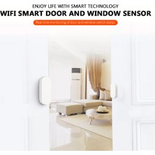 Tuya smart  Wifi Destekli Akıllı Pencere ve Kapı Sensörü