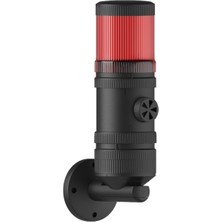 Mesan Ø70 300 Seri Multi LED Buzzer Tüp Duvar Montaj Ms 321 Kırmızı 12-24VAC/DC