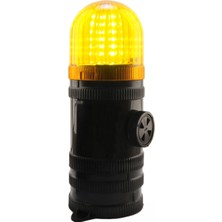 Mesan Ø70 300 Seri Multi LED Buzzer Taban Montaj Ms 313 Turuncu 24VAC/DC
