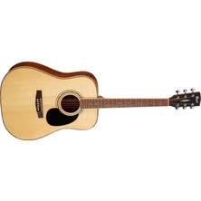 Cort AD880NS Mat Naturel Akustik Gitar + Kılıf
