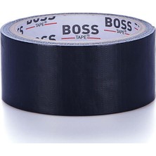 Boss Tape Duct Tape Tamir Bandı Siyah 48mmx50mt Çok Amaçlı Elle Yırtılır