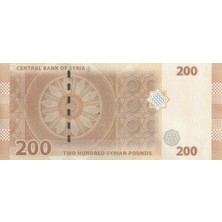 Benim Koleksiyonum Suriye, 200 Pound (2021) Çil Eski Yabancı Kağıt Para
