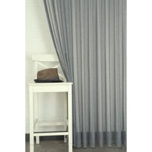 Massarelli Keten Tül Indigo 1-3 Sık Pile 100X260 Cm