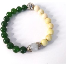 HD Marketim Bileklik Doğal Taş Çakra Bileklik Unisex Yoga Enerji Bilezik