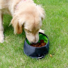 Prettyia Yürüyüş Kampı Açık Gri Için Katlanabilir Köpek Kasesi Besleme Sulama Yemeği (Yurt Dışından)